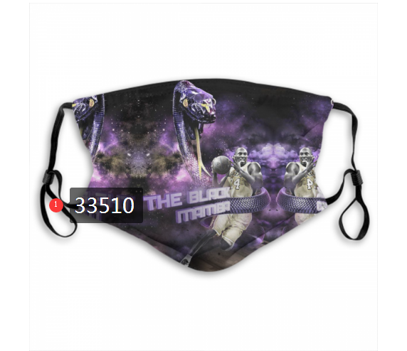 2021 NBA Los Angeles Lakers #24 kobe bryant 33510 Dust mask with filter